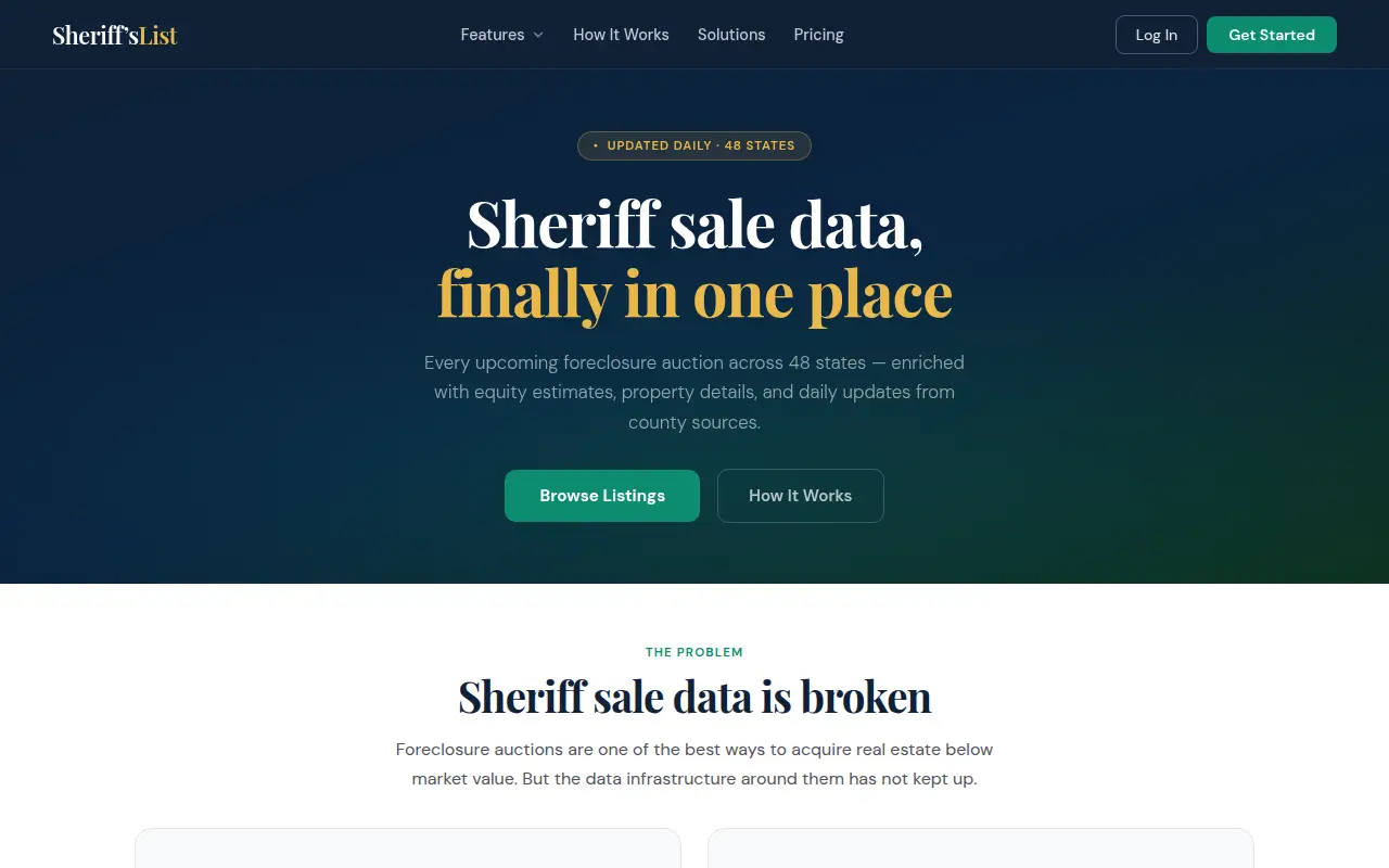 Sheriff's List
