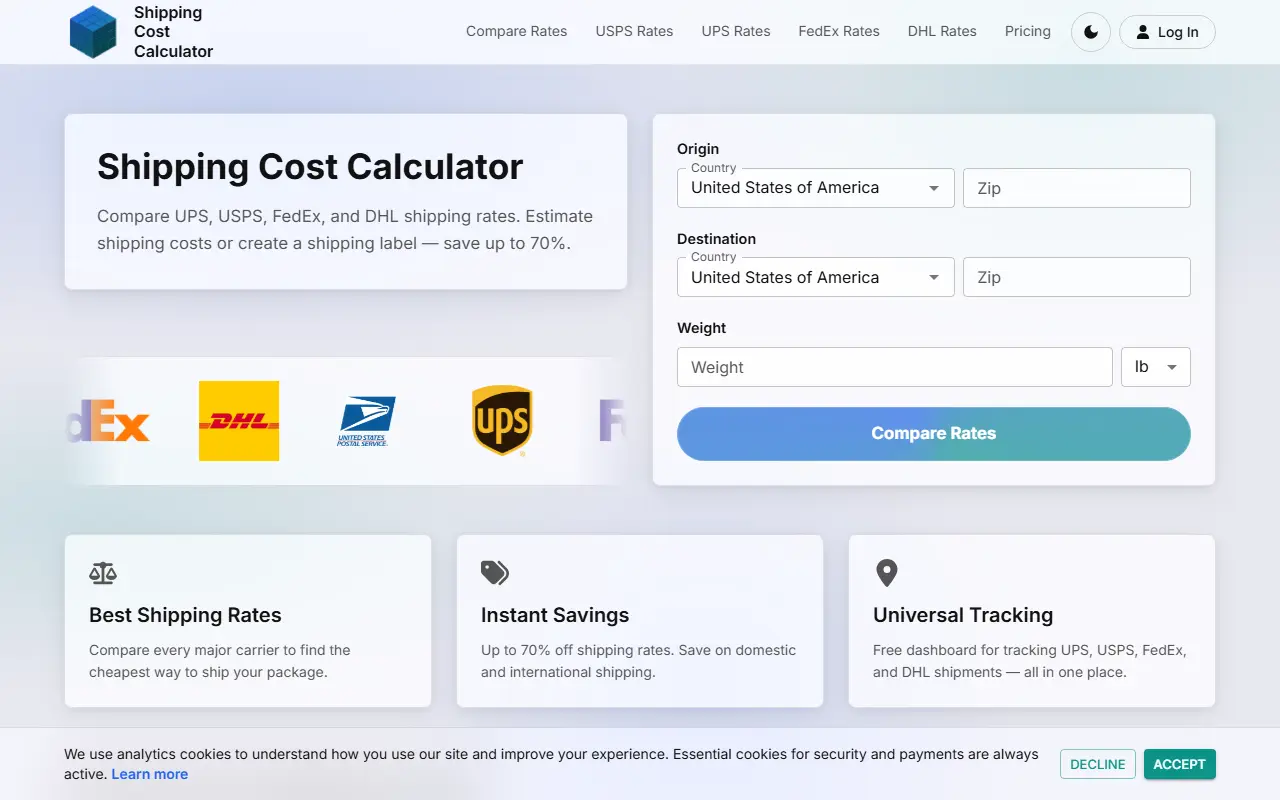 Shipping Cost Calculator