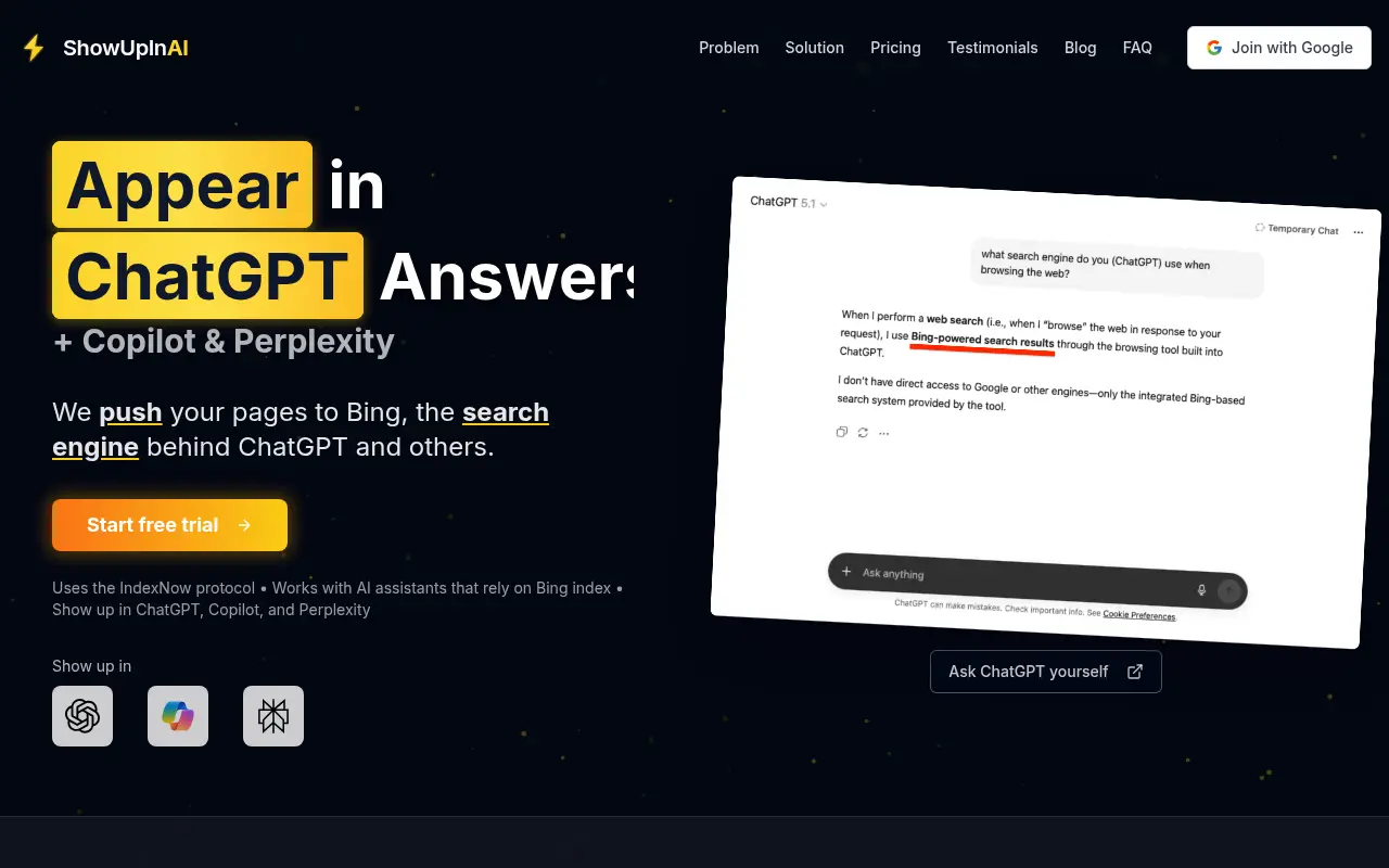Show Up in AI