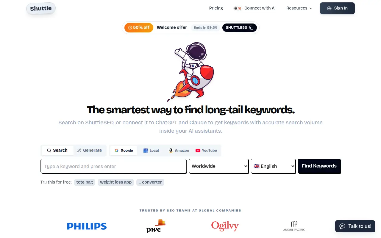 Shuttle SEO