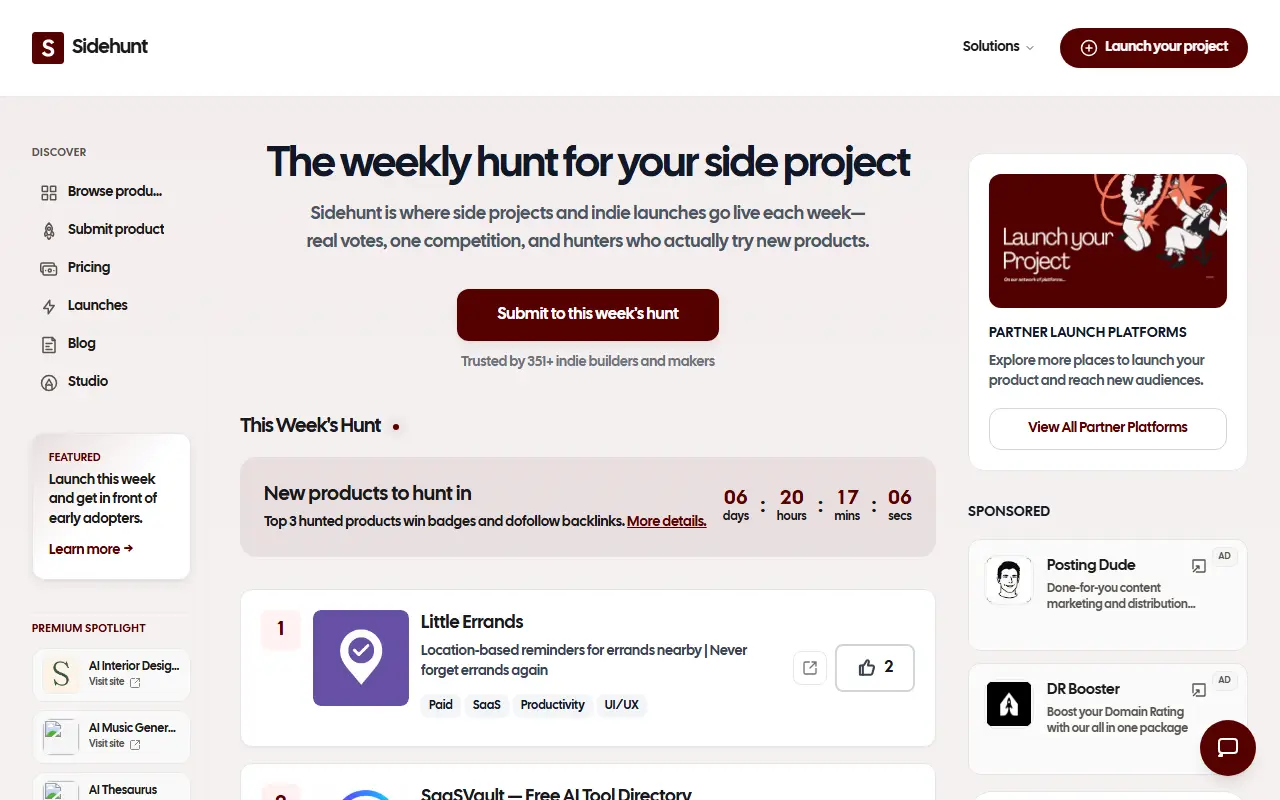 Sidehunt