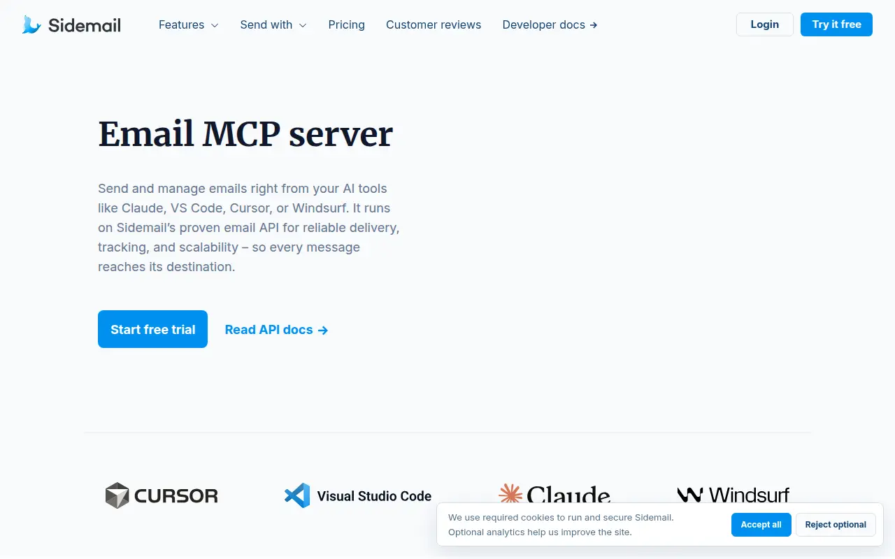 Sidemail MCP