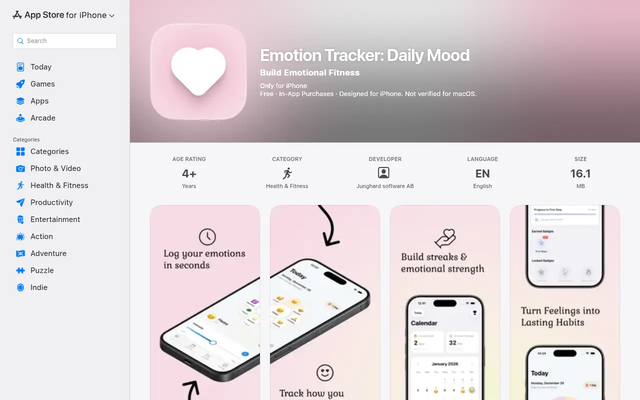 Simple Daily Emotion Tracker