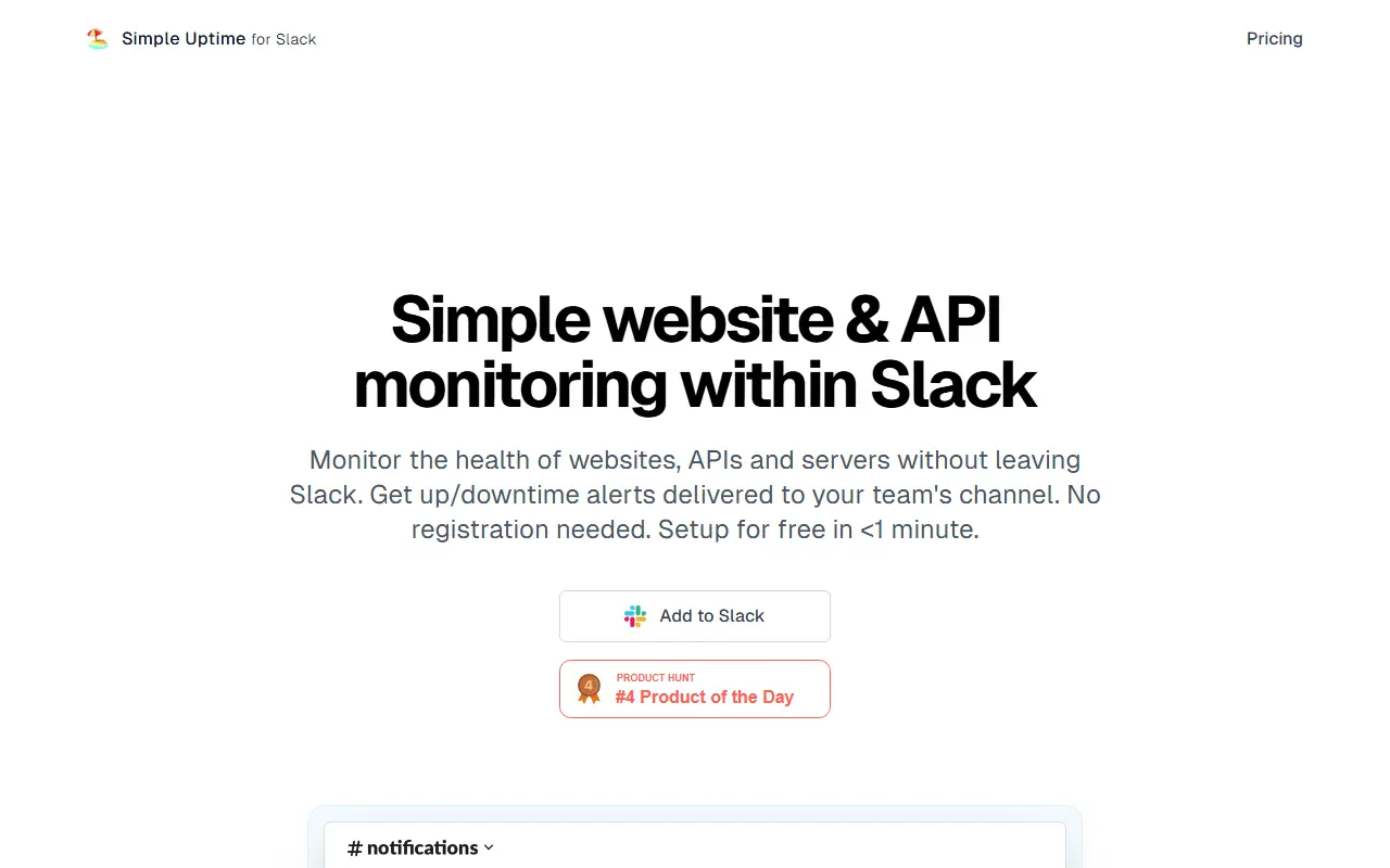 Simple Uptime