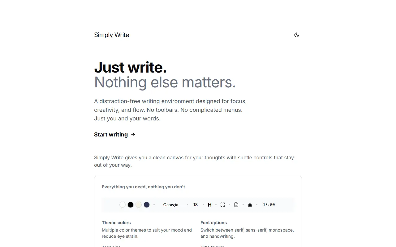 Simply Write