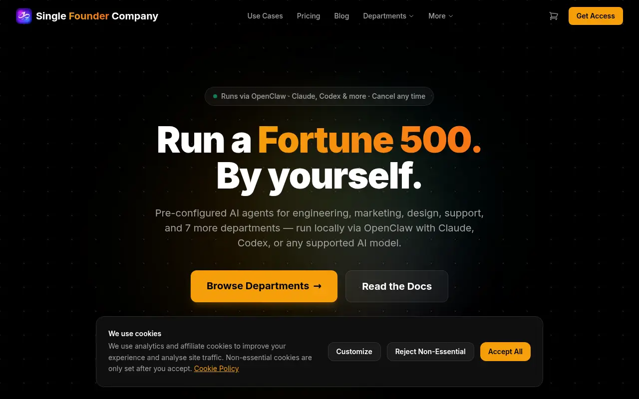 Single Founder Company