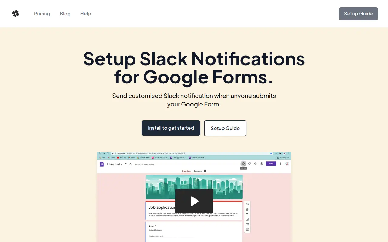 SlackNotify App