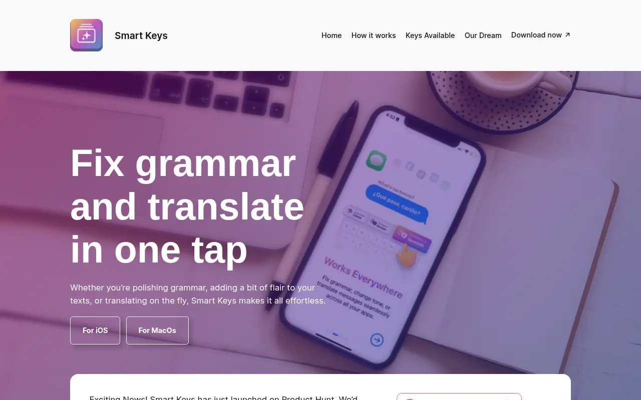 Smart Keys for iOS