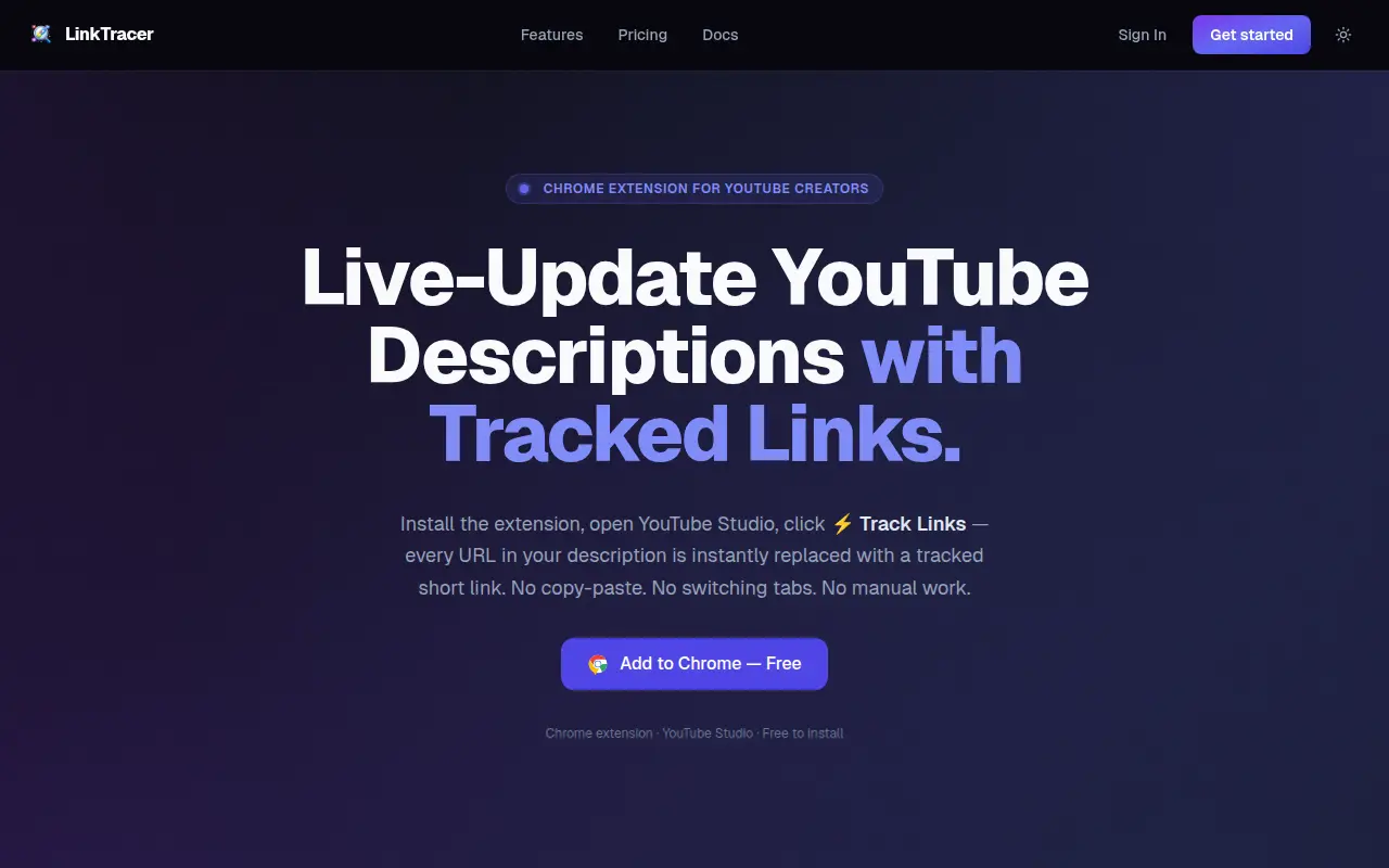Social Link Tracer