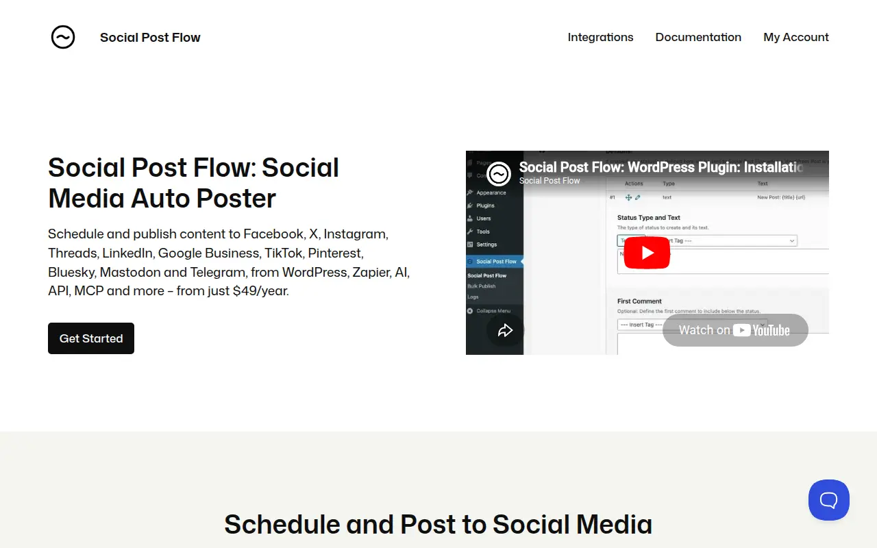 Social Post Flow