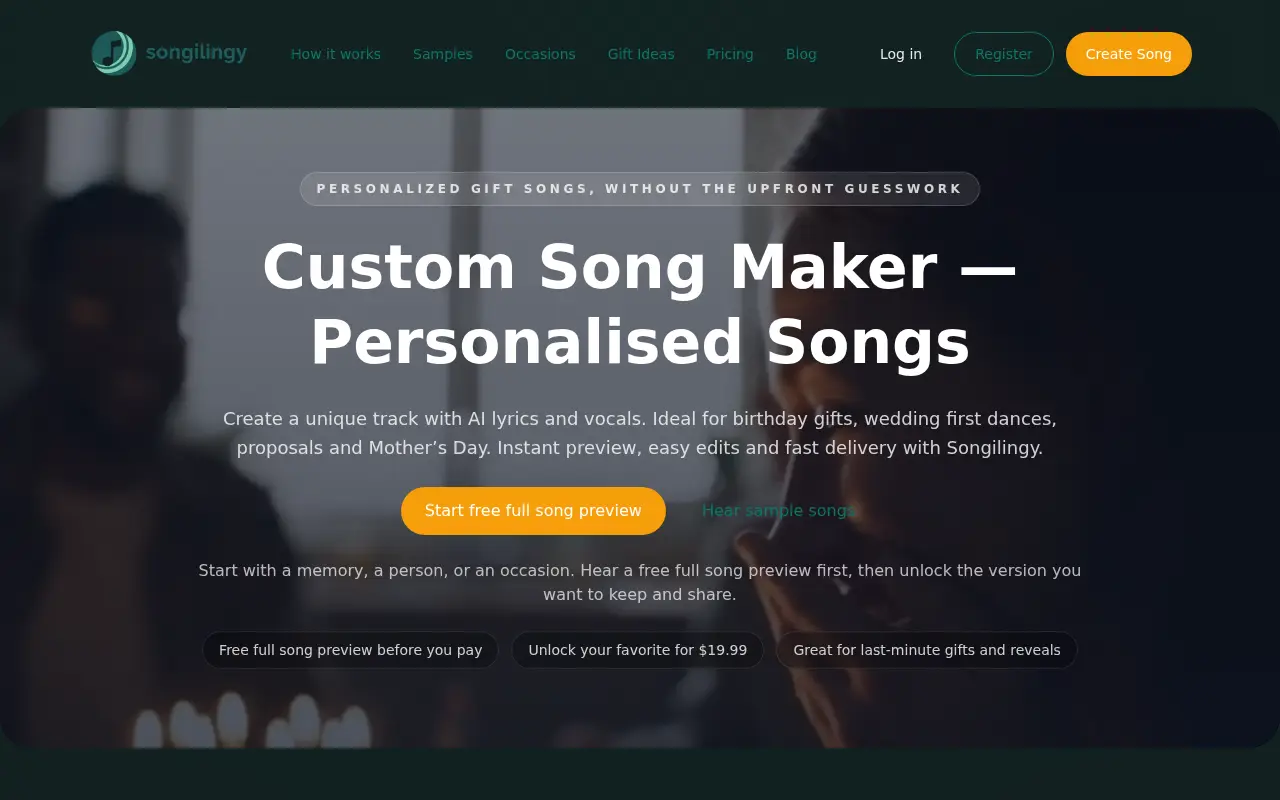 Songilingy - Create Music for any occassion