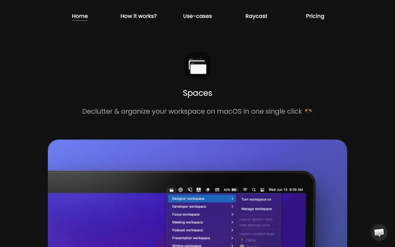 Spaces for macOS