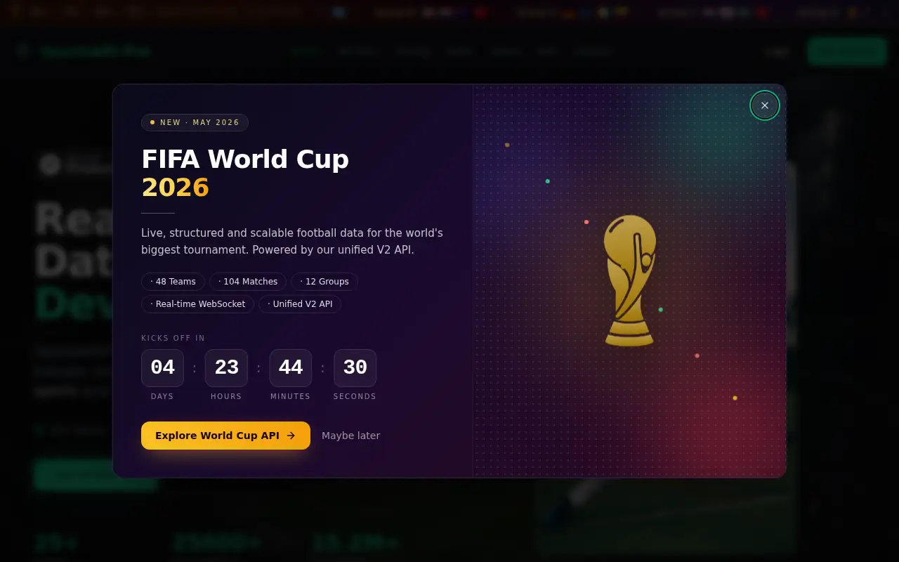 SportsApi Pro