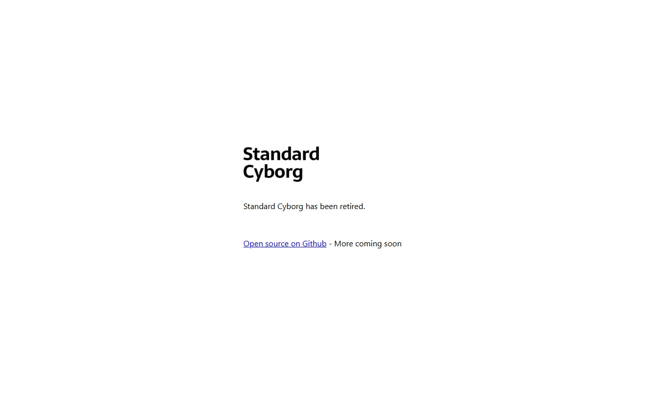 Standard Cyborg
