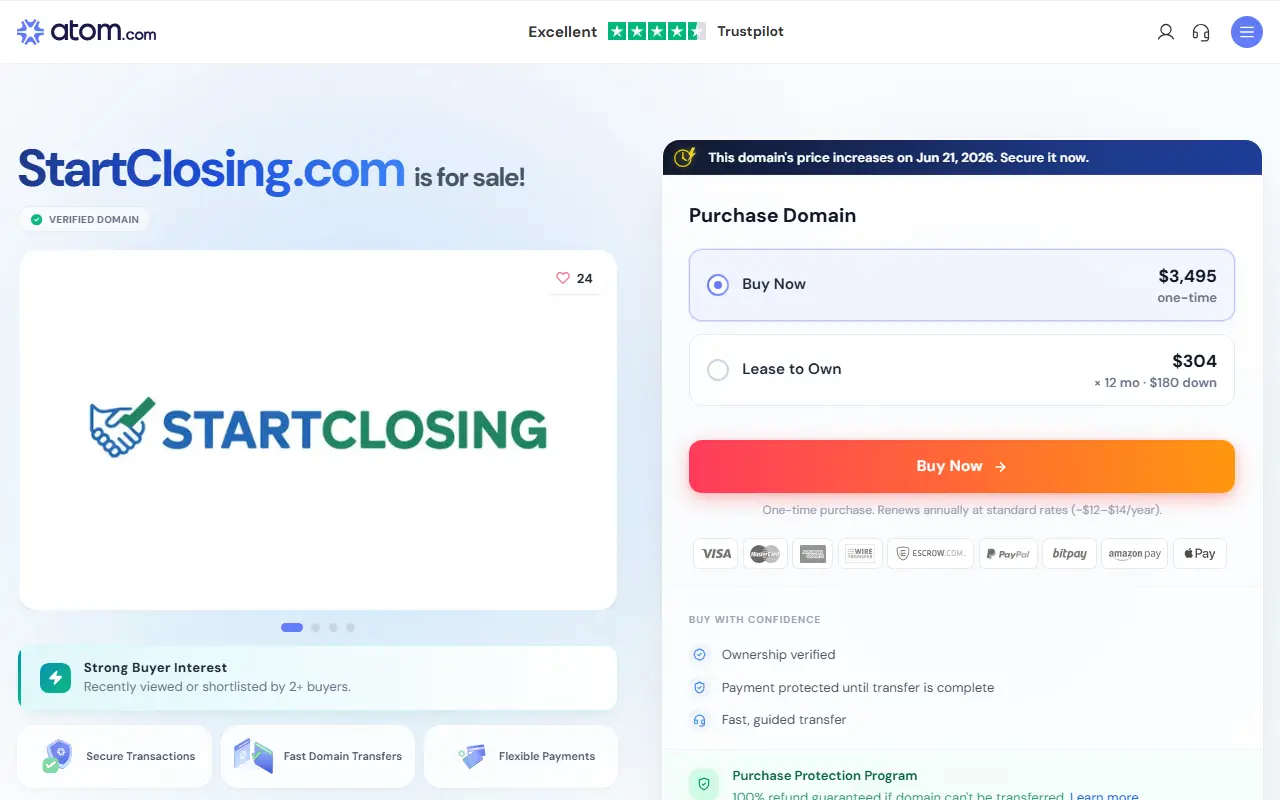 Start Closing