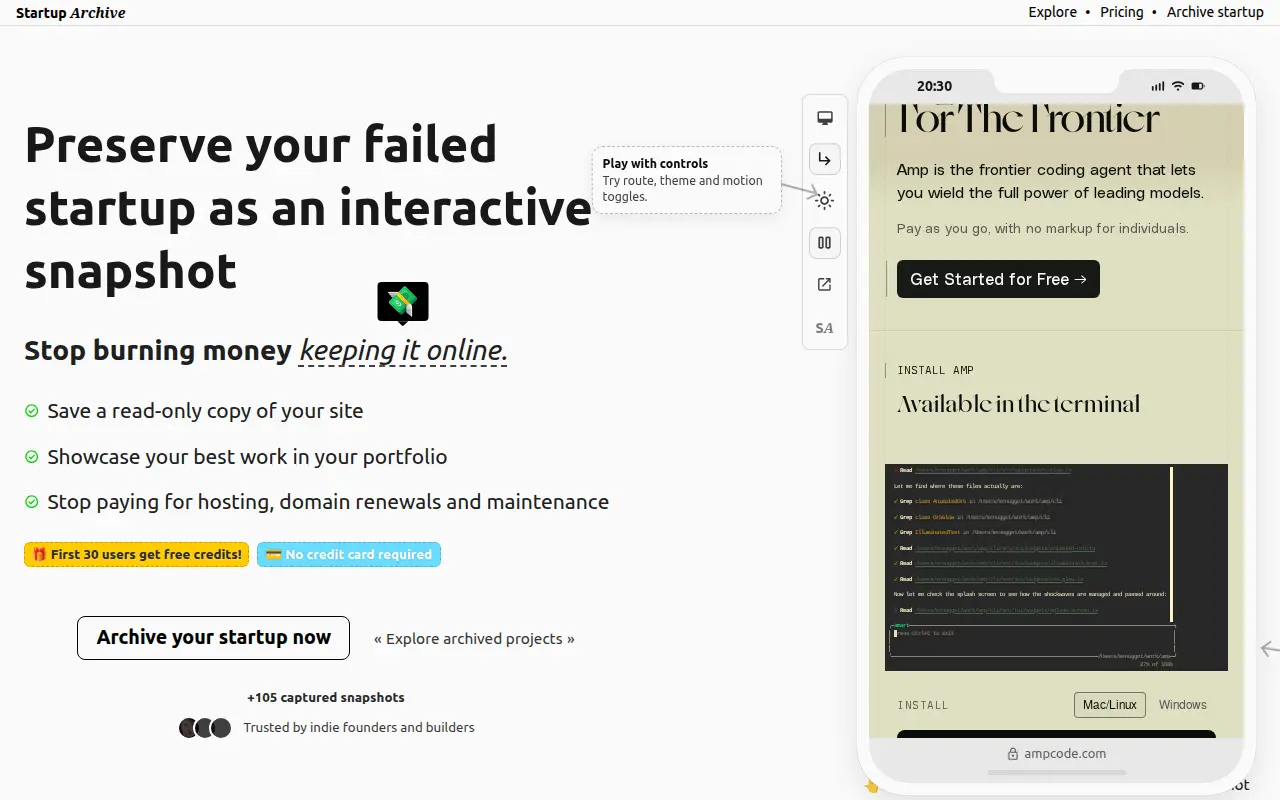 Startup Archive
