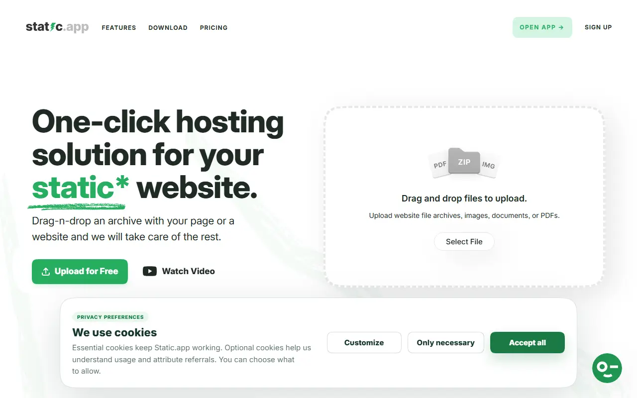 Static Website Hosting