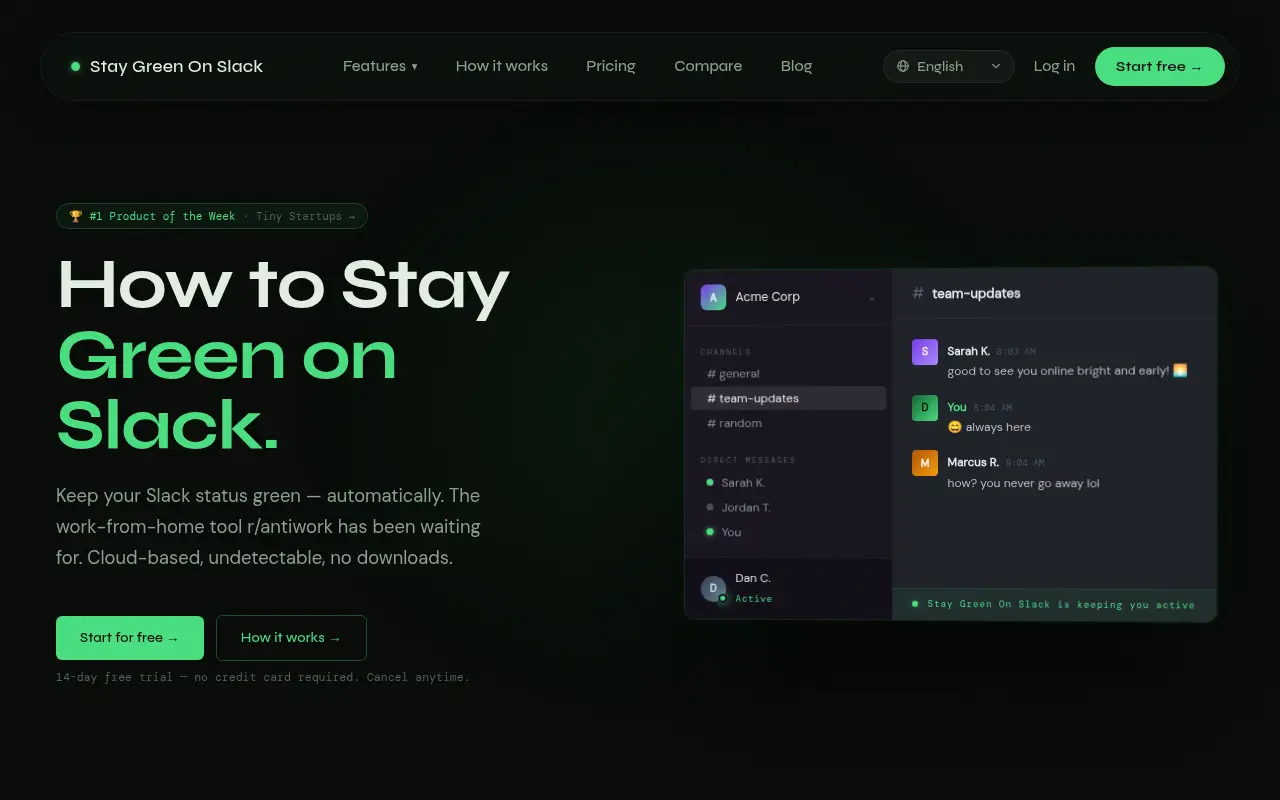 Stay Green On Slack