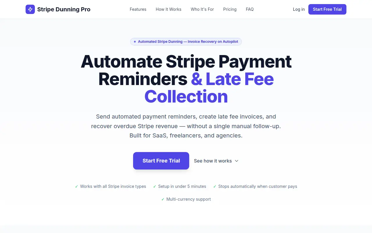 Stripe Dunning Pro