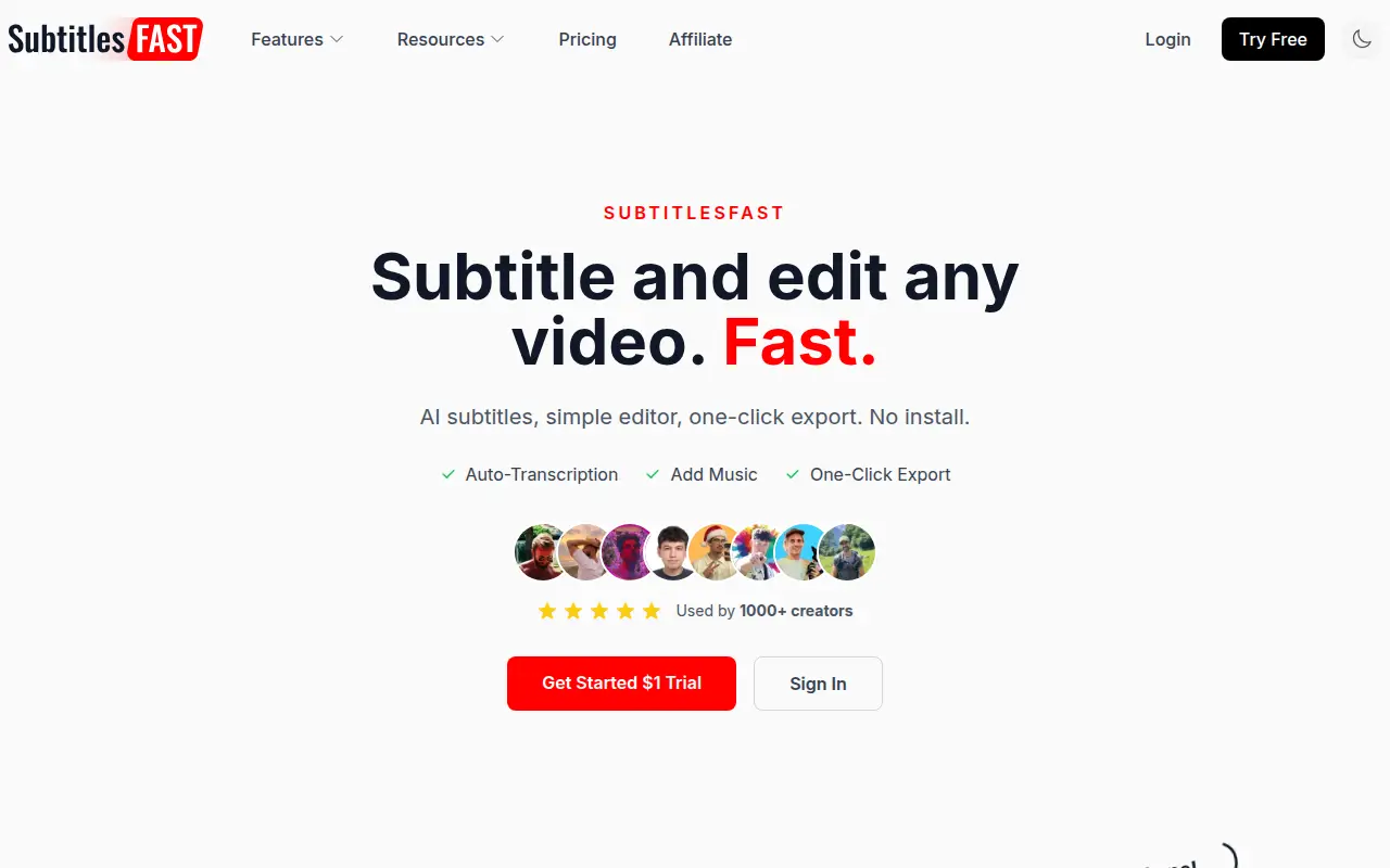 SubtitlesFast