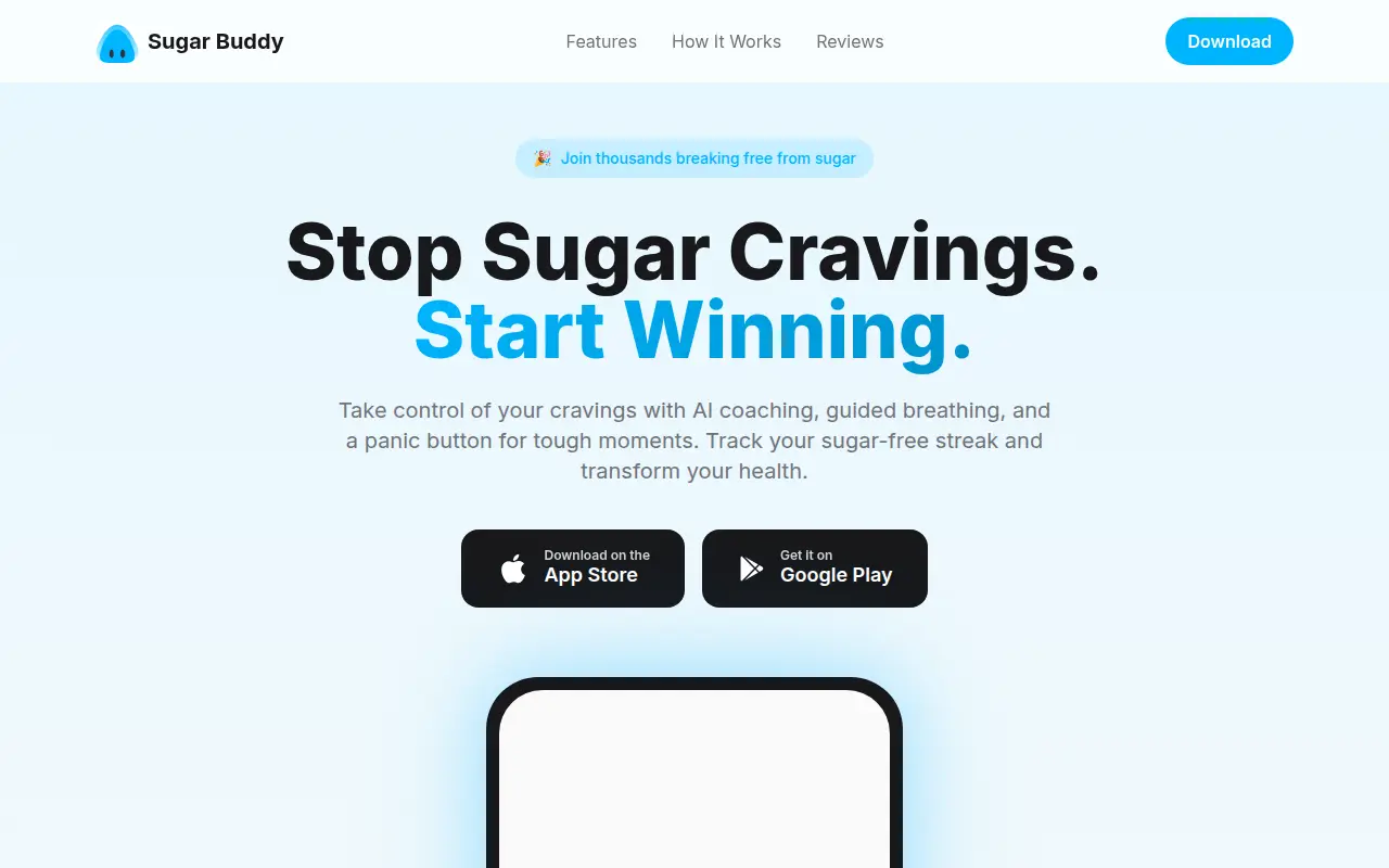 SugarBuddy: Quit Sugar Now!