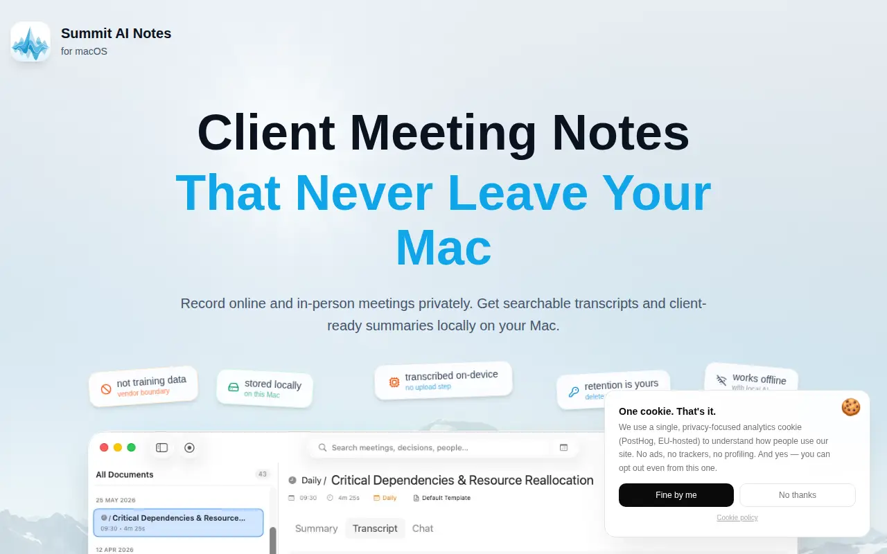 Summit AI Notes