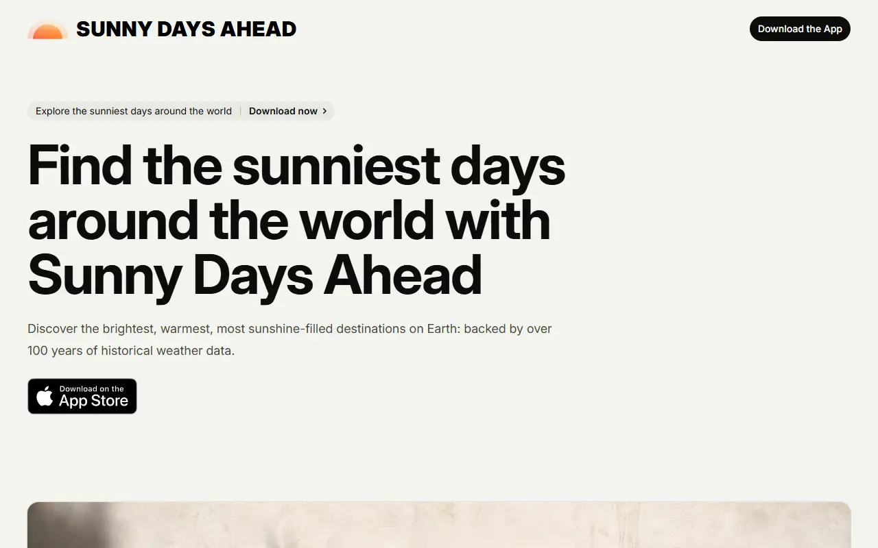 Sunny Days Ahead