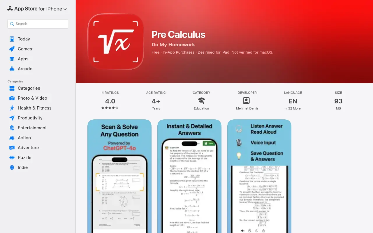 Super Math: Math Solver