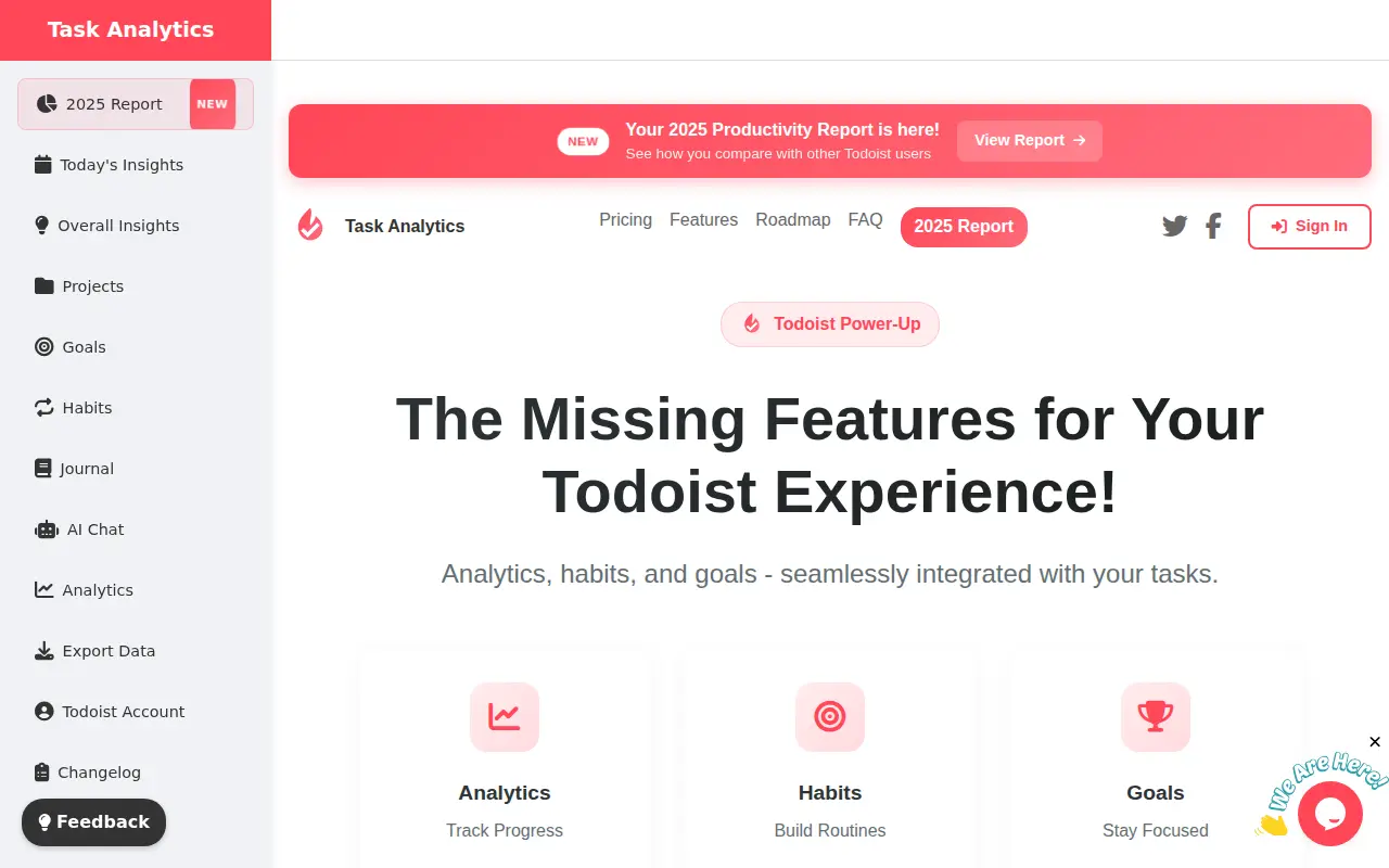 Task Analytics for Todoist