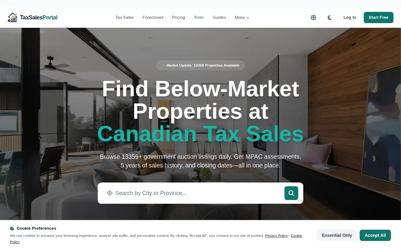 Tax Sales Portal