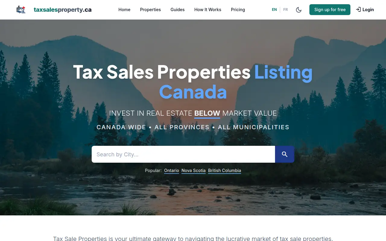 Tax Sales Property