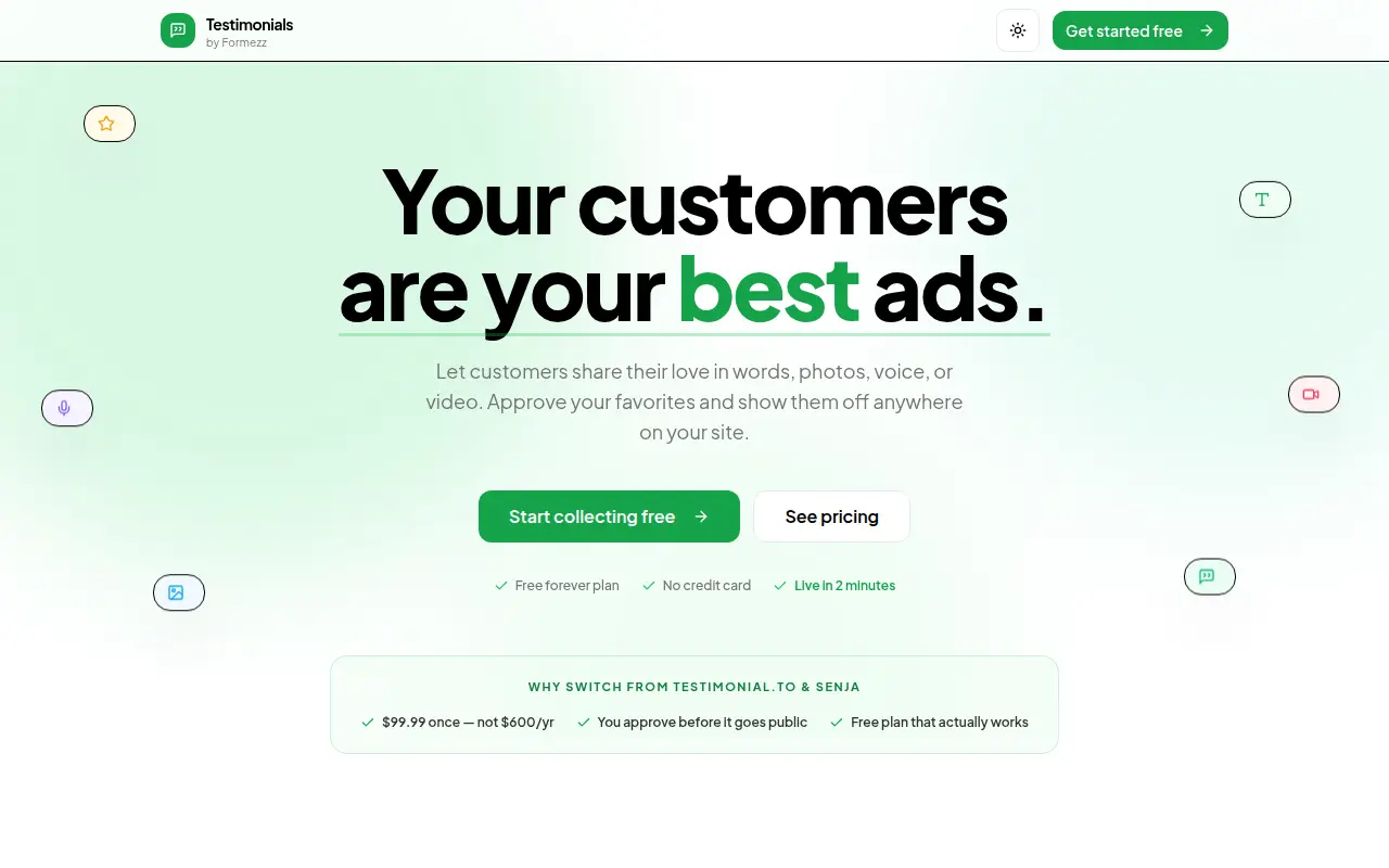 Testimonials by Formezz