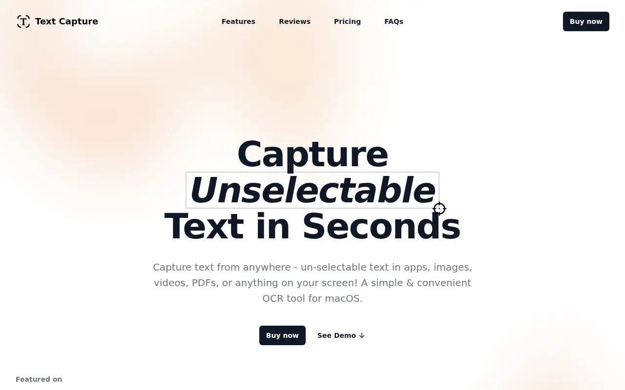 Text Capture