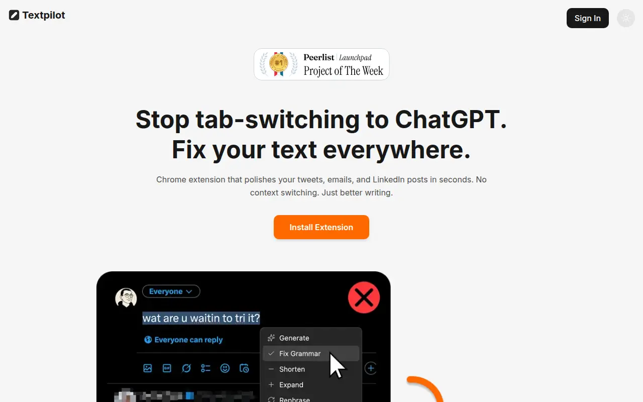 Text Pilot