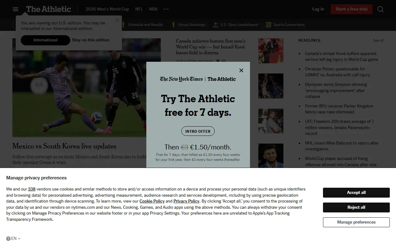 The Athletic
