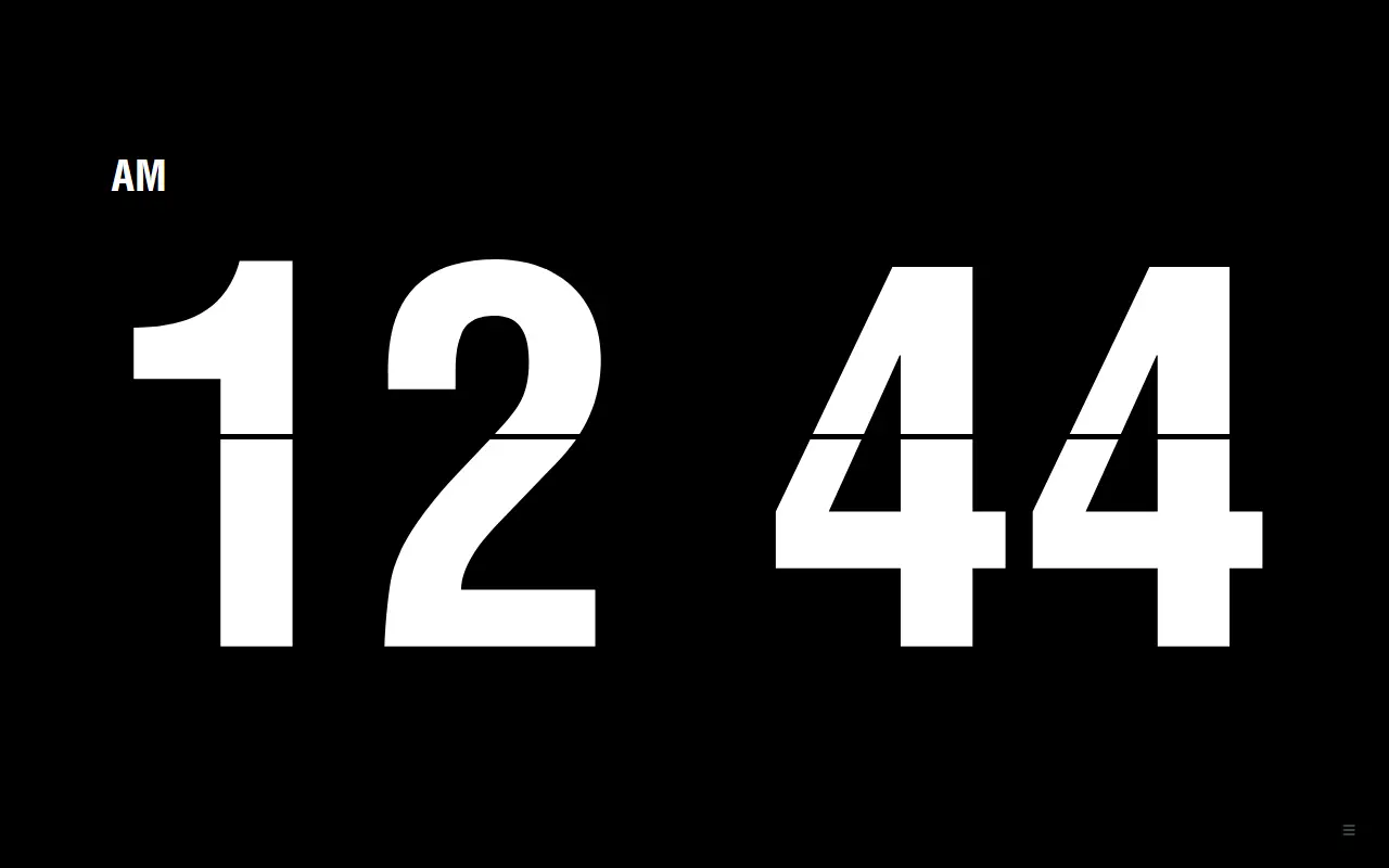 The Flip Clock