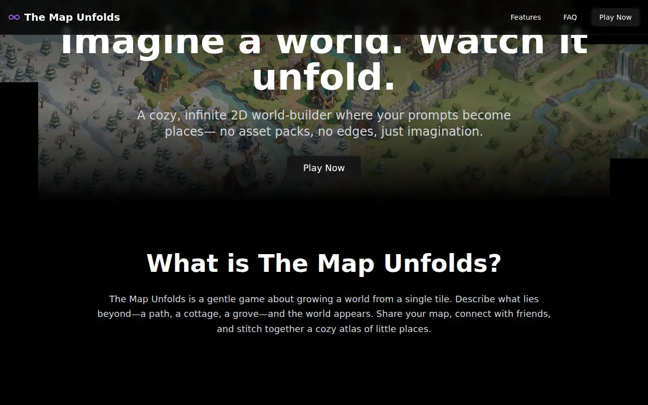THE MAP UNFOLDS