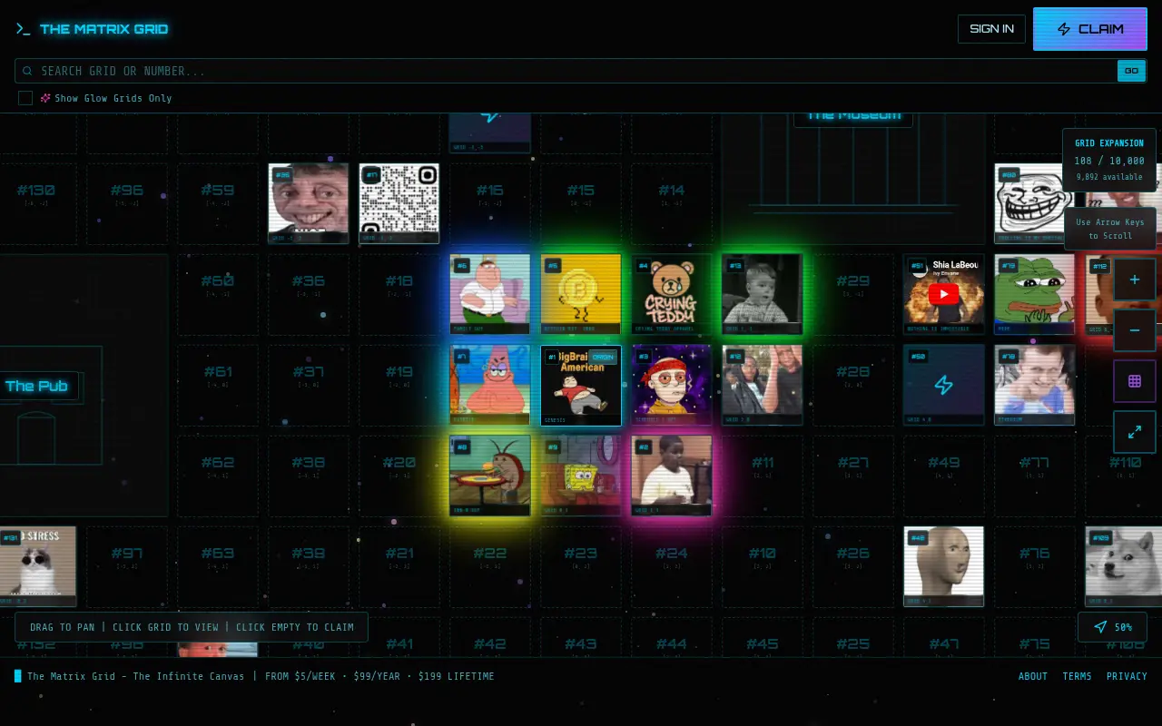 The Matrix Grid