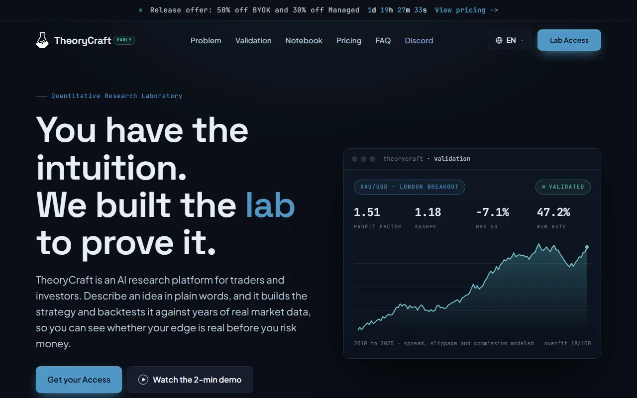 TheoryCraft - Trading