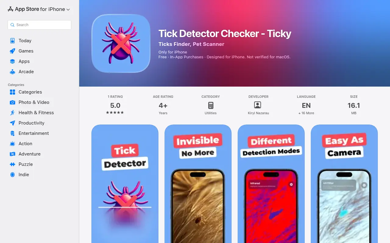 Tick Detector
