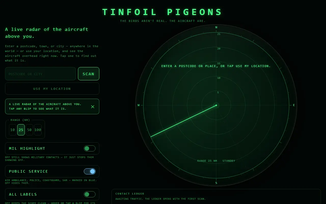 Tinfoil Pigeons