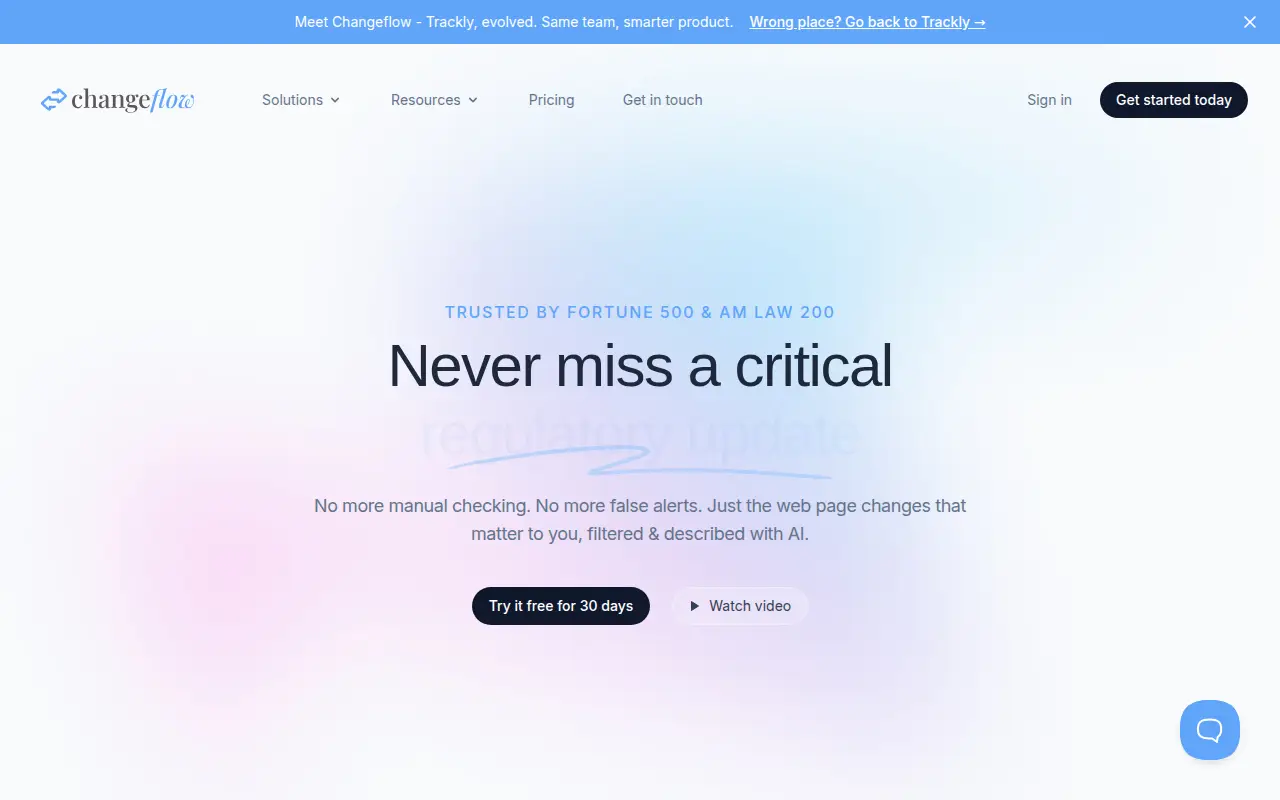 Trackly c/o Changeflow Ltd