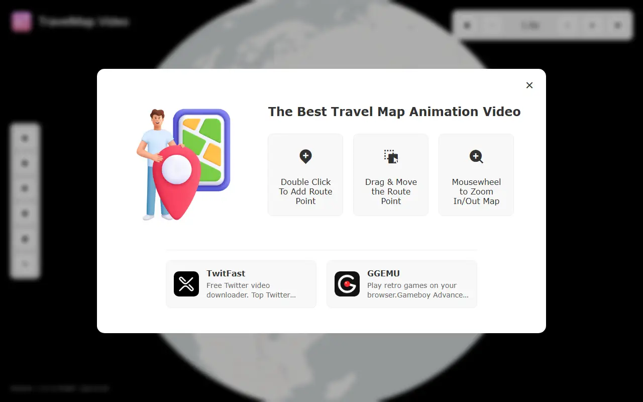 Travel Map Video