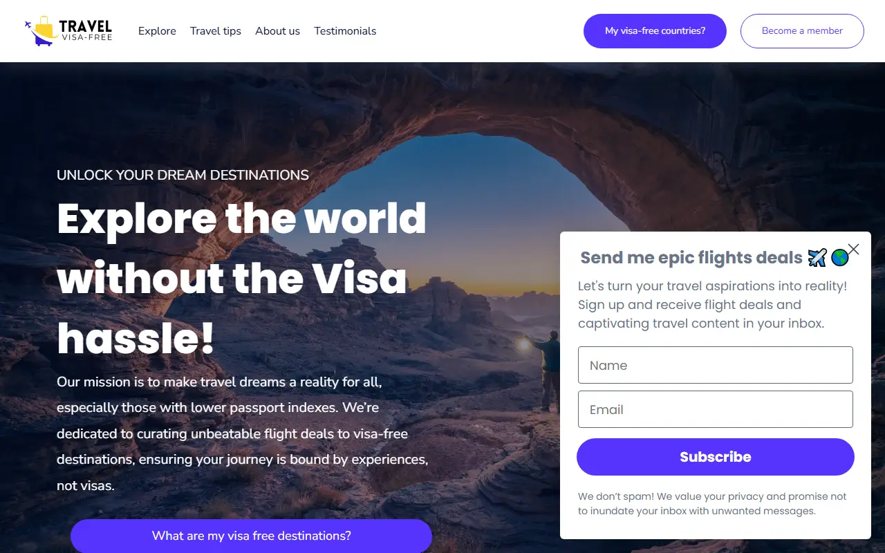 Travel Visa Free