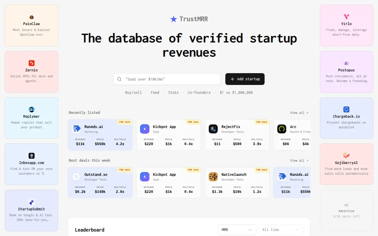TrustMRR