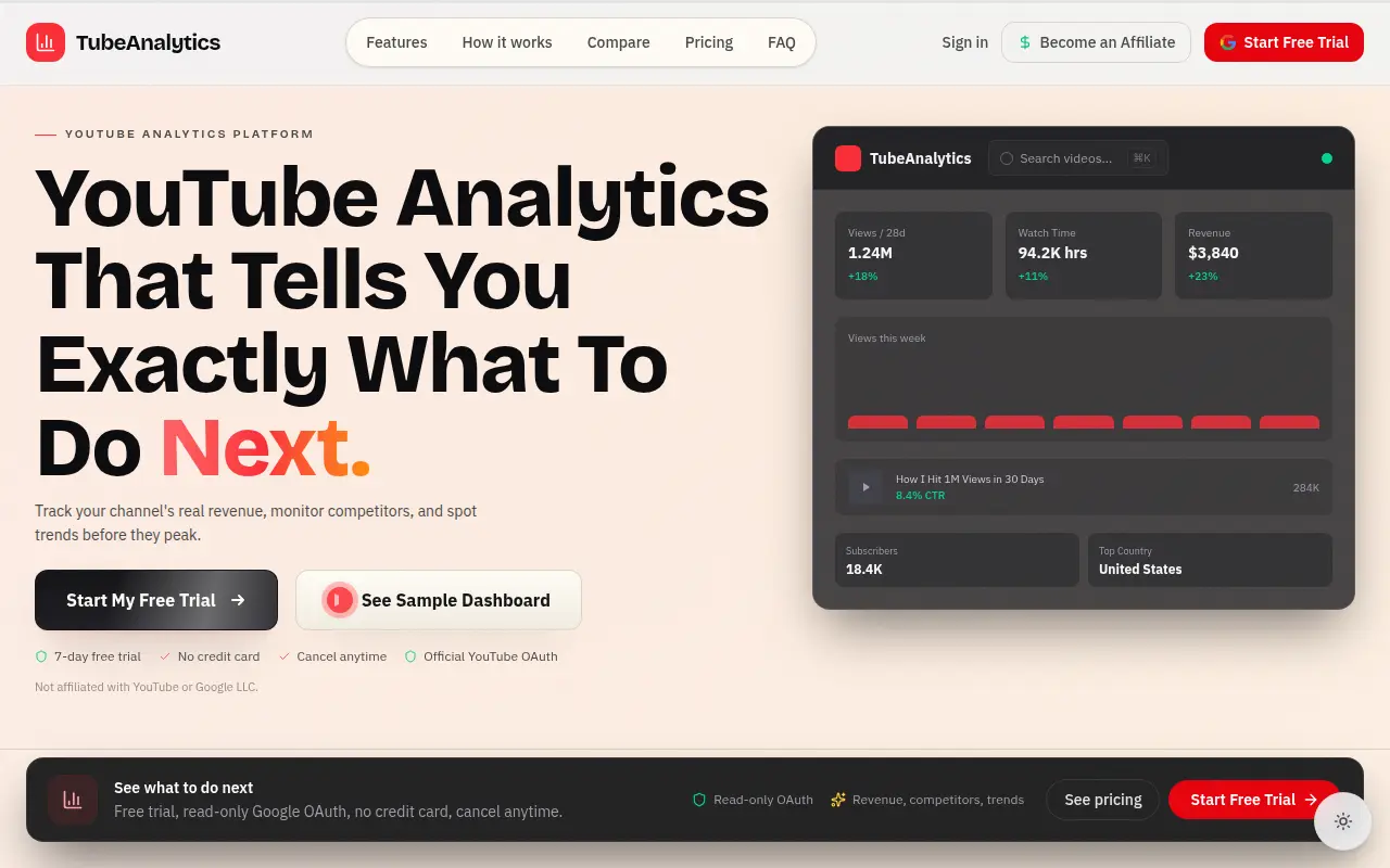 TubeAnalytics