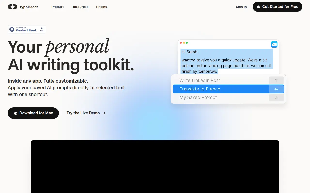 TypeBoost
