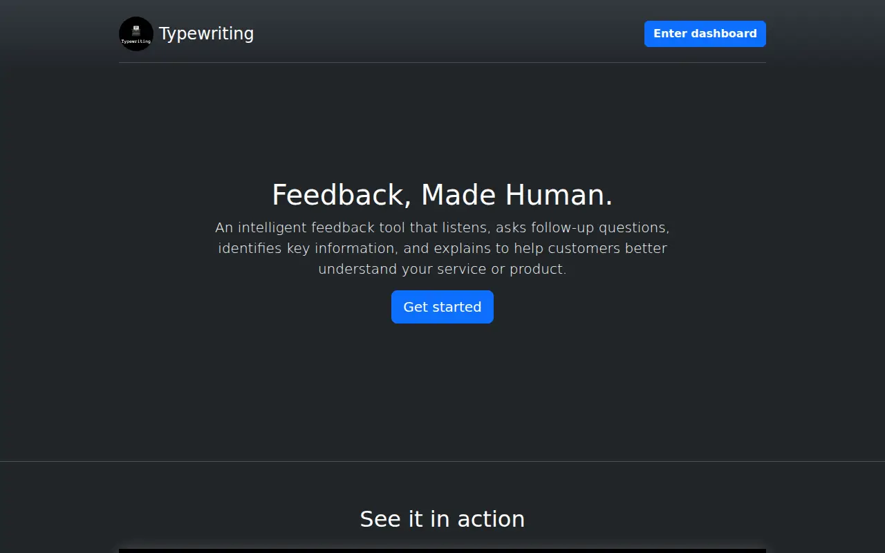 Typewriting AI