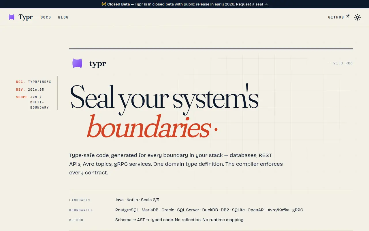 Typr Editor