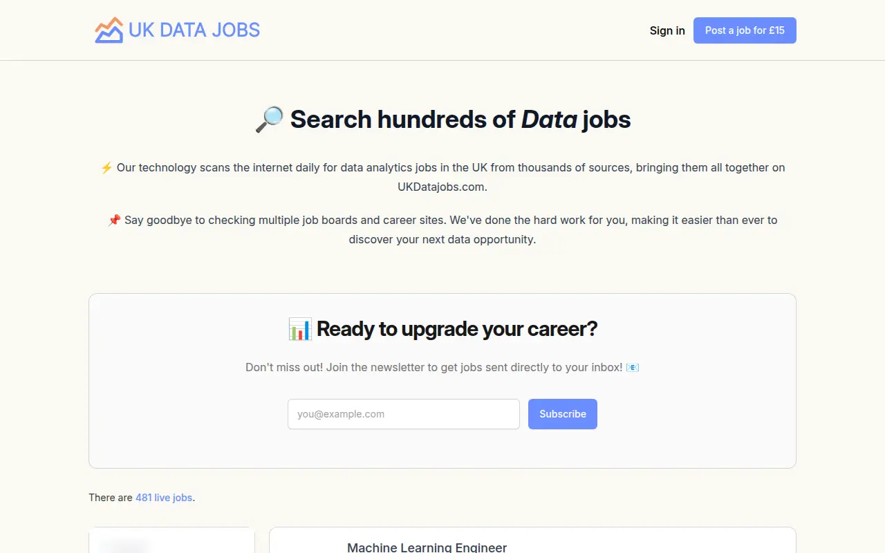 UK Data Jobs